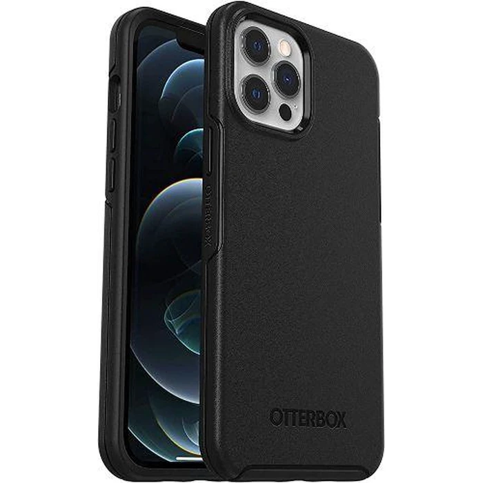 Otterbox Symmetry Series Slim Hybrid Phone Case for iPhone 12 Pro Max - Black by Otterbox - Image 1