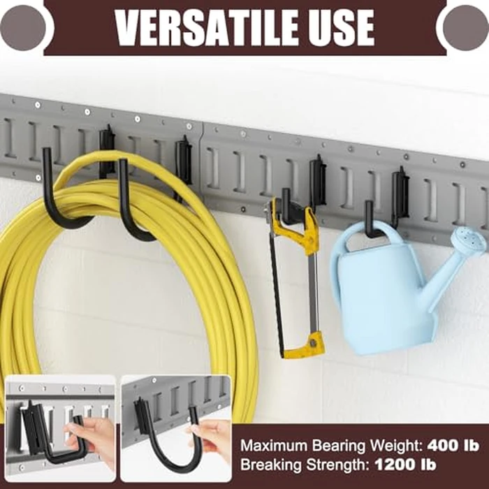 KOPKIO 8 PCS Heavy Duty E Track Hooks J Hooks 2" and 4", E Track X Track Steel Hanger Spring Fitting E Track Accessories for Enclosed Trailer, Cargo Van,Semi-Trucks Trailer by KOPKIO - Image 4