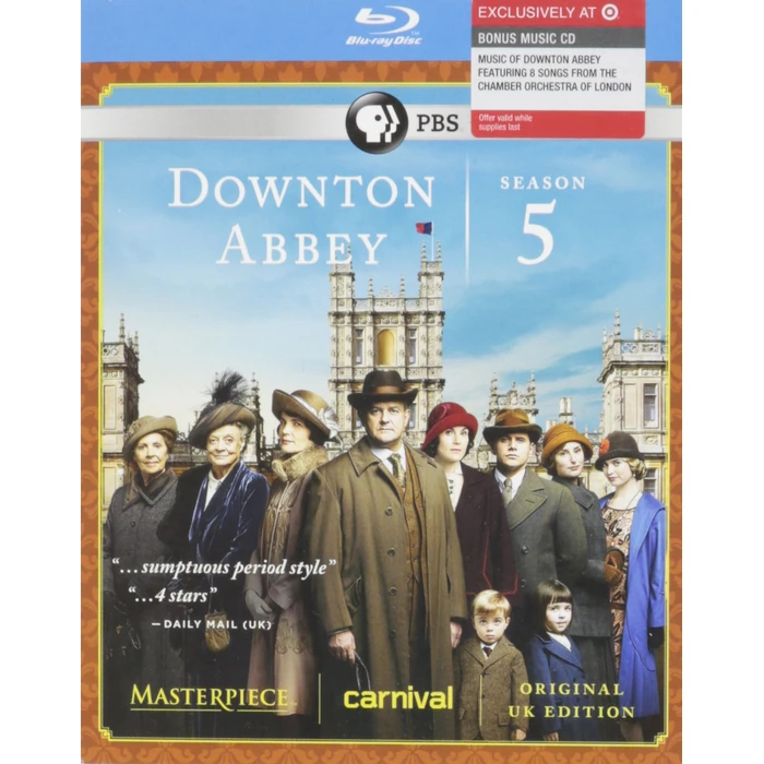 Masterpiece: Downton Abbey Season 5 [Blu-ray] by PBS - Image 1