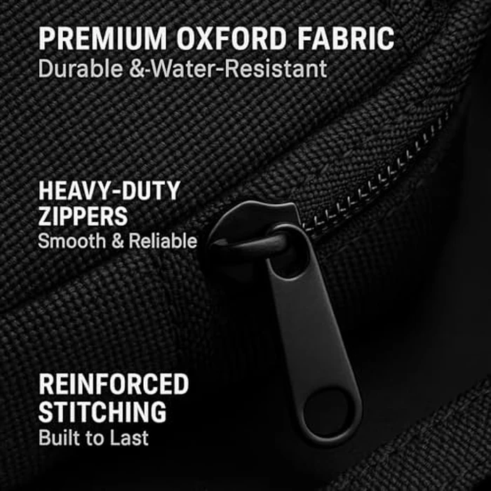 eCarry Electronics Organizer Case - Multi-Layer Full Flat Opening With Compartments and Pockets - Cord Organizer for Accessories, Cables, Electronics Travel by eCarry - Image 2