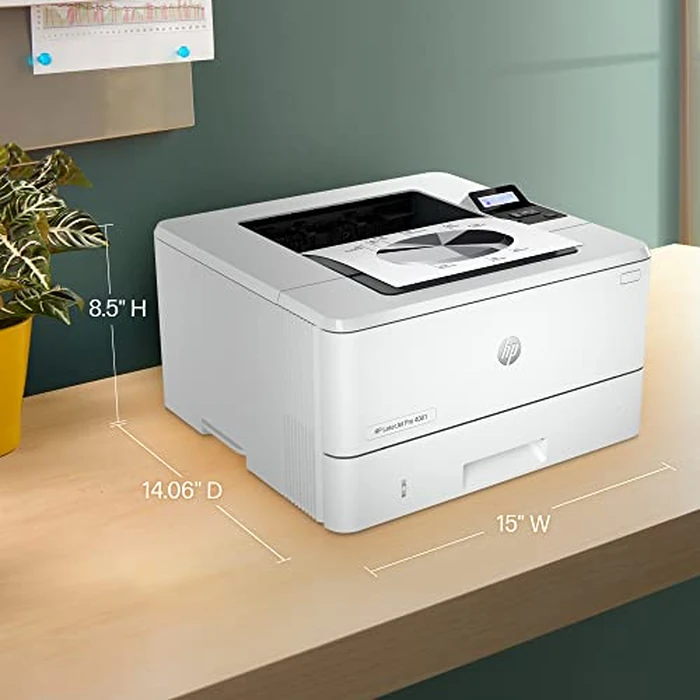HP LaserJet Pro 4001n Black & White Printer, Print, Fast speeds, Easy Setup, Mobile Printing, Advanced Security, USB, Ethernet Connection, Best-for-Office by HP - Image 3