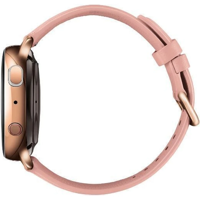 Samsung Galaxy Watch Active2 (Bluetooth + LTE) - 4GB - 44mm - Gold Stainless Steel Case with Pink Leather Leather Strap by Samsung - Image 4