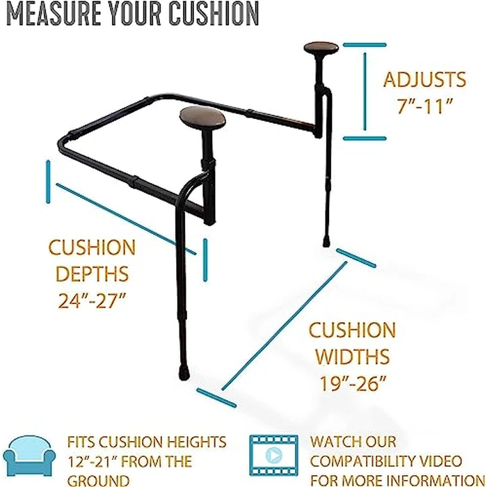 Stander EZ Stand-N-Go, Chair Lift Assist for Elderly, Grab Bar Standing Aid for Seniors, Daily Living Mobility Aid by Stander - Image 2