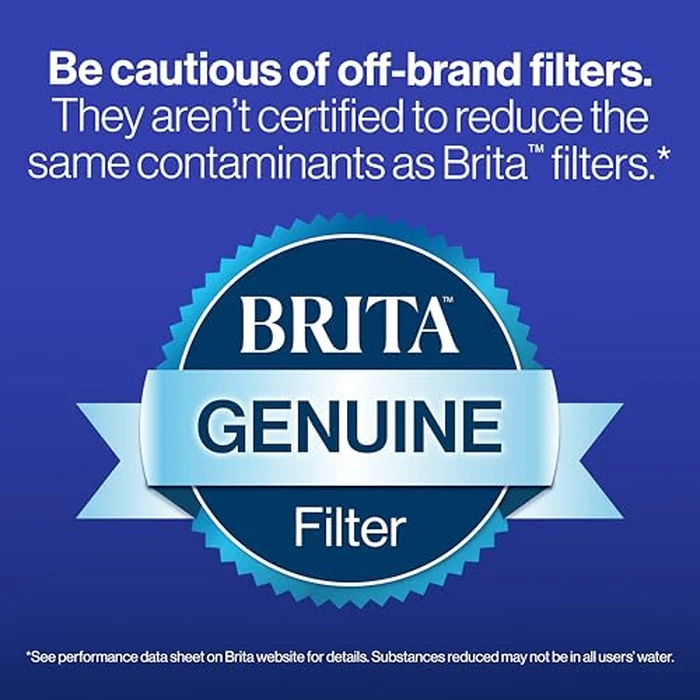 Brita 27 Cup Elite Filter Dispenser, Reduces 30+ Contaminants including Lead and Microplastics, Filter lasts 6 months, UltraMax, Black by BRITA - Image 6