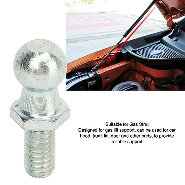Automotive Replacement Ball Studs 4PCS 13mm Ball Studs with Hardware 5/16in 18 Thread Long Durability for Gas Lift Strut by Acouto - Image 4