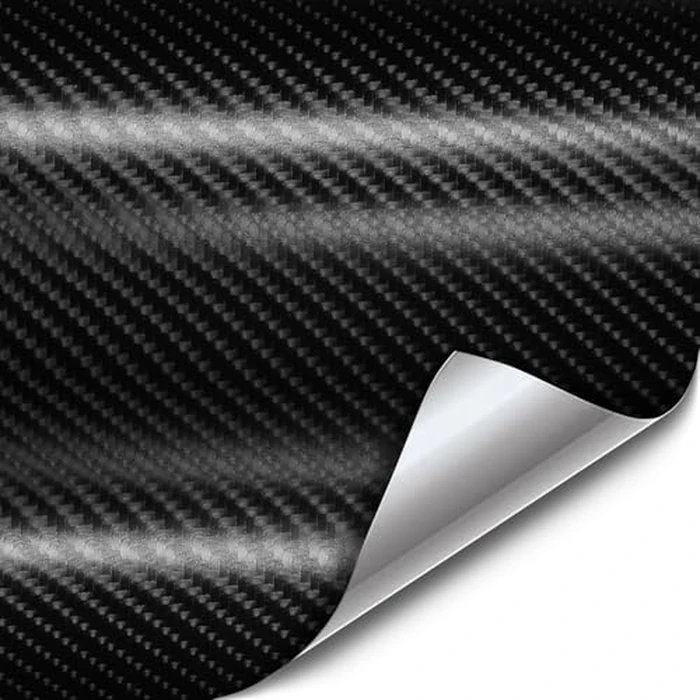 VViViD Black True R Carbon Fiber Vinyl Wrap Roll with Air Release Technology (20ft x 5ft) by VViViD - Used - Like New condition