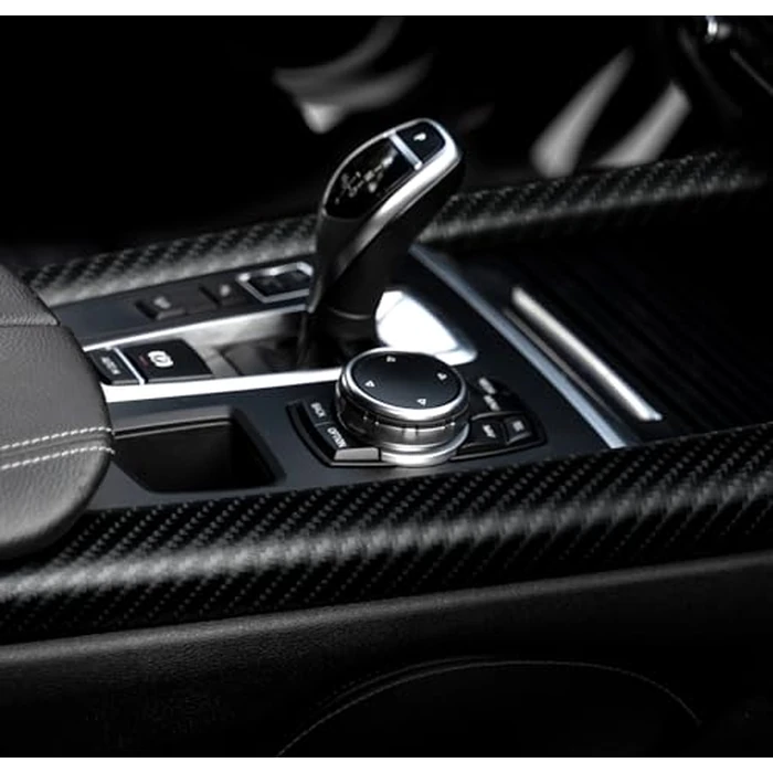 VViViD Black True R Carbon Fiber Vinyl Wrap Roll with Air Release Technology (20ft x 5ft) by VViViD - Image 4