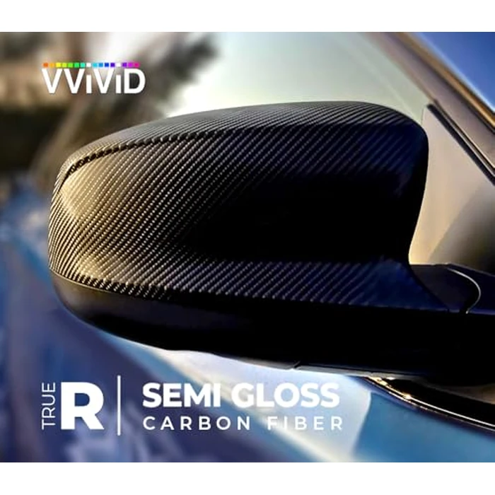 VViViD Black True R Carbon Fiber Vinyl Wrap Roll with Air Release Technology (20ft x 5ft) by VViViD - Image 5