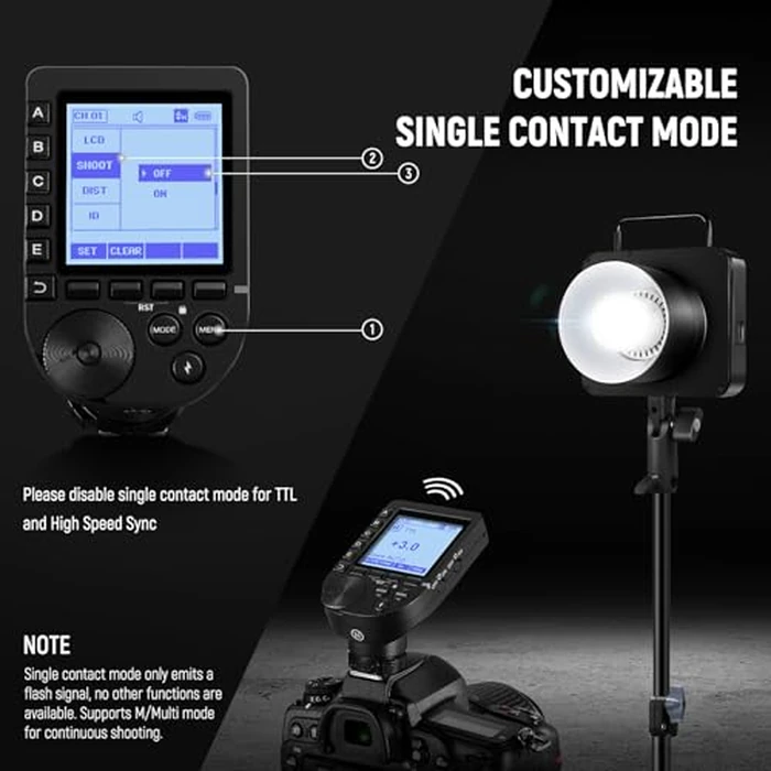 NEEWER Q4 400Ws Studio Flash Outdoor Strobe 2.4G TTL & QPRO-N Trigger Compatible with Nikon, 1/8000 HSS/30W Modeling Lamp/400 Full Power/0.01-1.2s Recycle/21.6V 2800mAh Battery for Wedding Photography by NEEWER - Image 4
