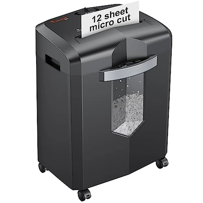 bonsaii 12-Sheet Micro Cut Shredders for Home Office, 60 Minute P-4 Security Level Paper Shredder for CD, Credit Card, Mails, Staple, Clip, with Jam-Proof System & 4.2 Gal Pullout Bin C266-B by bonsaii - Used - Acceptable condition - CA$100.81