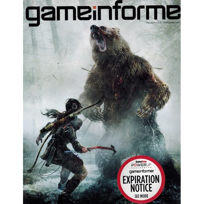 Game Informer 263 - The World's #1 Video Game Magazine - March 2015 - Rise of the Tomb Raider by GameInformer - Used - Good condition