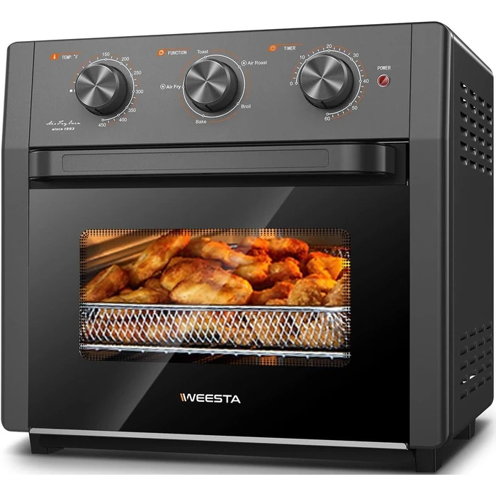 Weesta Air Fryer Toaster Oven 5 in 1 Multi-Functional Air Fry - Gray by Weesta - Refurbished - Excellent condition - US$76.26