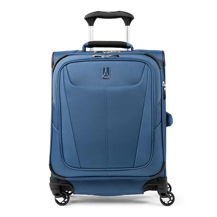 Travelpro Maxlite 5 Softside Expandable Luggage with 4 Spinner Wheels, Lightweight Suitcase, Men and Women, Ensign Blue, Checked-Large 29-Inch by Travelpro - Image 1