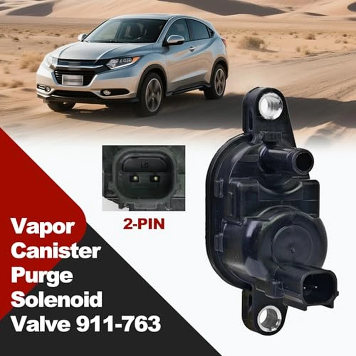 Vapor Canister Purge Valve Solenoid 911-763 Compatible with Honda 06-15 Civic,13-17 Accord,16-18 HR-V,16-22 Pilot,18-24 Odyssey,07-08 Fit & A-cura 14-20 MDX,16-18 RDX,15-20 TLX by TVM TRAVERMAN - Image 4