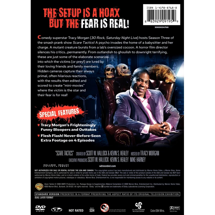 Scare Tactics: Season 3, Part 1- Uncensored: Too Hot for TV by Warner Home Video - Image 2