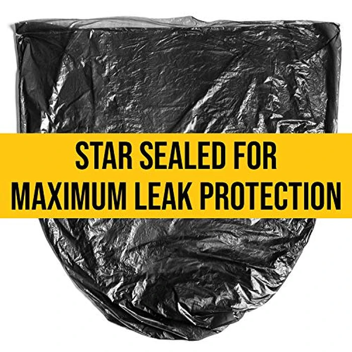 Aluf Plastics 55-60 Gallon Trash Bags - (100 Count) 1.25 MIL (Equiv) Low Density Plastic Garbage Bags - 38" x 58" for Home, Kitchen, Office, Commercial by Aluf Plastics - Image 3