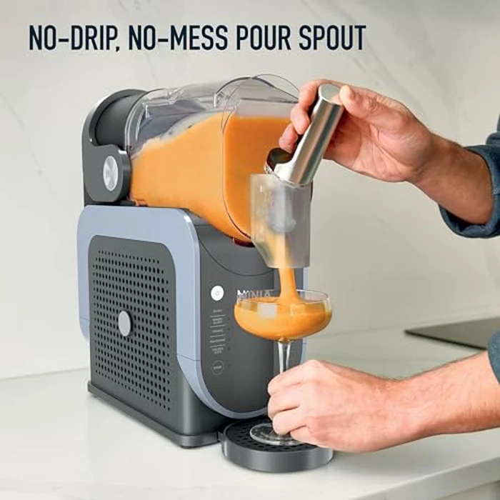 Ninja SLUSHi with RapidChill Technology, 88 oz. Frozen Drink & Slushie Machine, 5 Preset Programs, Margaritas, Frappés, and More, Premium Accents, Black, FS301 by Ninja - Image 5