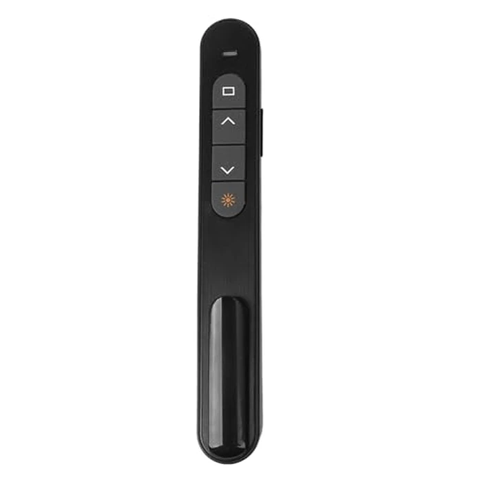 Presenter Remote, Clicker for Laptop PowerPoint Presentations Pointer, Portable PPT Clicker with Multiple Functions, Lightweight for Classroom Office by ASHATA - Image 1