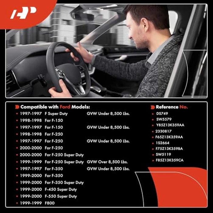 A-Premium Turn Signal Switch Compatible with Ford F-150 F-250 F-350 F-450 F-550 Super Duty 1999-2000 F800 Multi-Function Windshield Wiper Switch Replace for F65Z13K359AA 2330817 by A-premium - Image 2