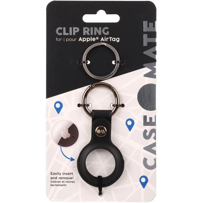 Case-Mate Clip Ring Keychain AirTag Case for Apple AirTag - Black by Case-Mate - Image 7