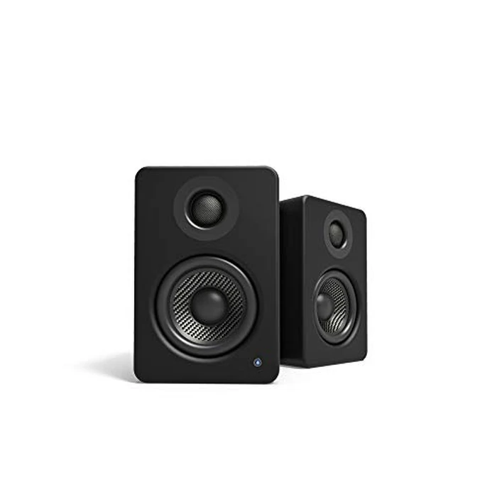 Kanto YU2MB PC Gaming Desktop Speakers | 3" Composite Drivers | 3/4" Silk Dome Tweeter | Class D Amplifier | 100 Watts | Built-in USB DAC | Subwoofer Output | Pair | Matte Black by Kanto - Image 1