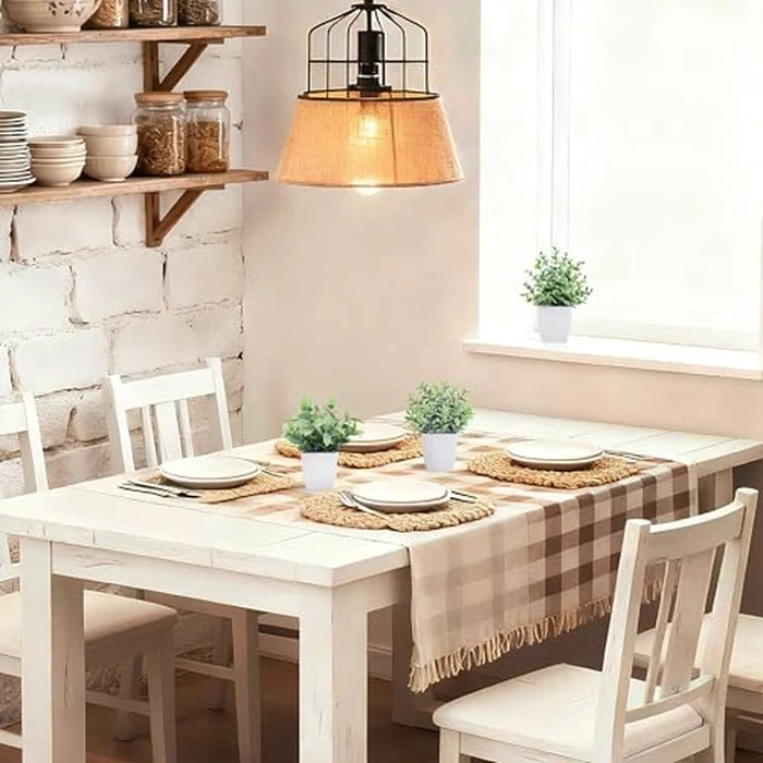 Der Rose 4 Pack Fake Plants Mini Artificial Greenery Potted Plants for Home Decor Indoor Office Table Room Farmhouse Bathroom Decor by Der Rose - Image 4