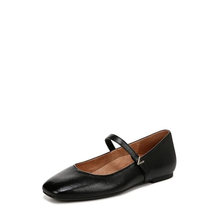 Vionic Womens Alameda Mary Jane Flat Black Leather 6 N by Vionic - Used - Good condition - US$73.14