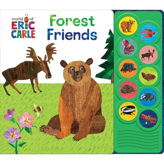 World of Eric Carle, Forest Friends 10-Button Animal Sound Book - Great for First Words - PI Kids by PI Kids - Used - Acceptable condition - US$3.57