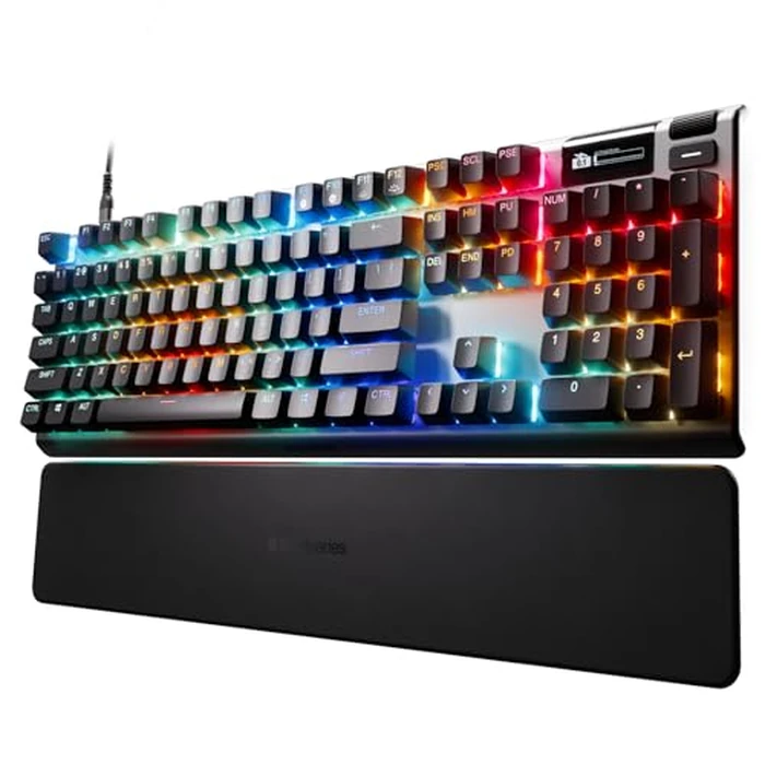 SteelSeries Apex Pro Gen 3 OmniPoint 3.0 HyperMagnetic Switches - Adjustable Actuation - Rapid Trigger - Game-Ready Presets - Protection Mode - Rapid Tap/SOCD - OLED - RGB - PBT Keycaps - USB-C by SteelSeries - Used - Like New condition