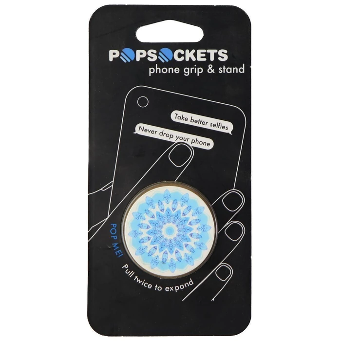 PopSockets Collapsible Grip & Stand for Phones and Tablets - Blue Ice Star by PopSockets - Image 1