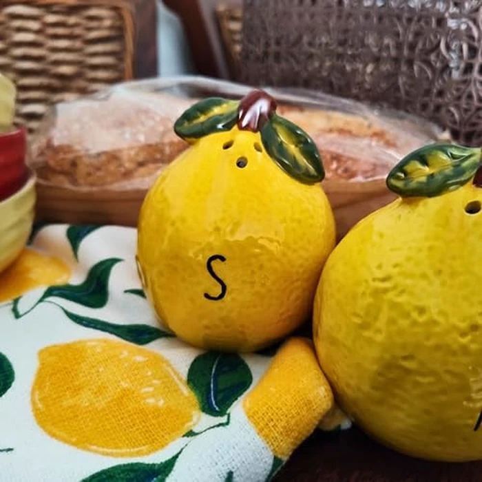 Whistywares Lemon Salt and Pepper Shakers Set - Colorful Ceramic Design - 200ml, 105g - Non-Fading, Dishwasher Safe, Easy Refill - Stable Base - Citrus Kitchen Essential, Home Decoration by WW WHISTYWARES - Image 7