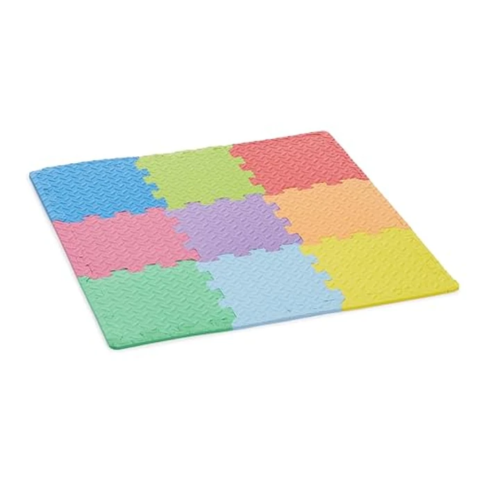 Amazon Basics Kids Puzzle Exercise Interlocking Play Mat, EVA Foam - 36 Tiles, 12" x 12", 54 Borders by Amazon Basics - Image 7