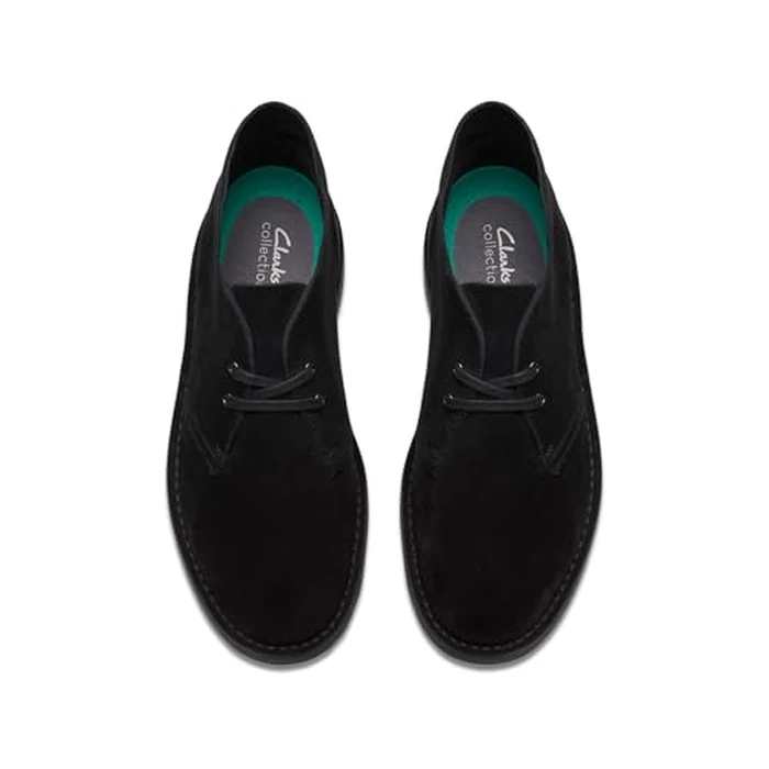 Clarks Collection Men's Shepton Chukka Boot, Black Suede, 8.5 Medium US by Clarks - Image 8