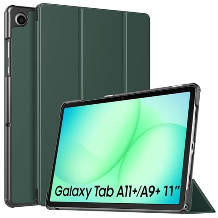 TiMOVO Case for Samsung Galaxy Tab A11+ Plus/A9+ Plus 11 Inch (2025/2023), Slim Lightweight Stand Hard Back Shell Protective Cover, Auto Wake/Sleep, Midnight Green by TiMOVO - Used - Good condition