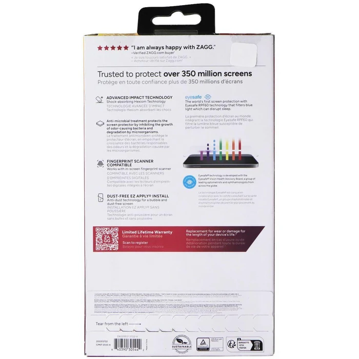 Zagg Invisible Shield Fusion XTR3 Screen Protector for Samsung Galaxy S24 Ultra - Clear by Zagg - Image 2