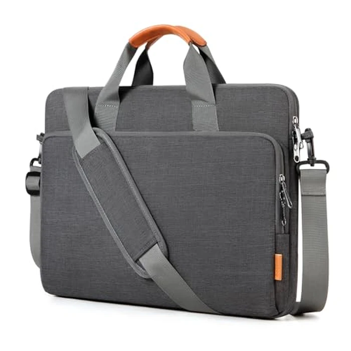 bagasin 15 15.6 16 inch Laptop Computer PC Shoulder Bag Carrying Case, Water-Repellent Fabric Briefcase, Lightweight Toploader, Business Casual or School by bagasin - Used - Very Good condition