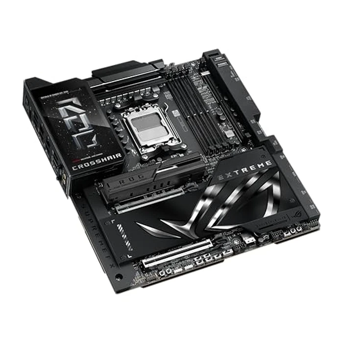 ASUS ROG Crosshair X870E Extreme AMD X870E AM5 E-ATX Gaming Motherboard - 20+2+2 Power Stages, DDR5, PCIe 5.0, 5X M.2, 5G & 10G LAN, Wi-Fi 7, USB4 Type-C, 5” LCD, AI Overclocking & Networking by ASUS - Image 4