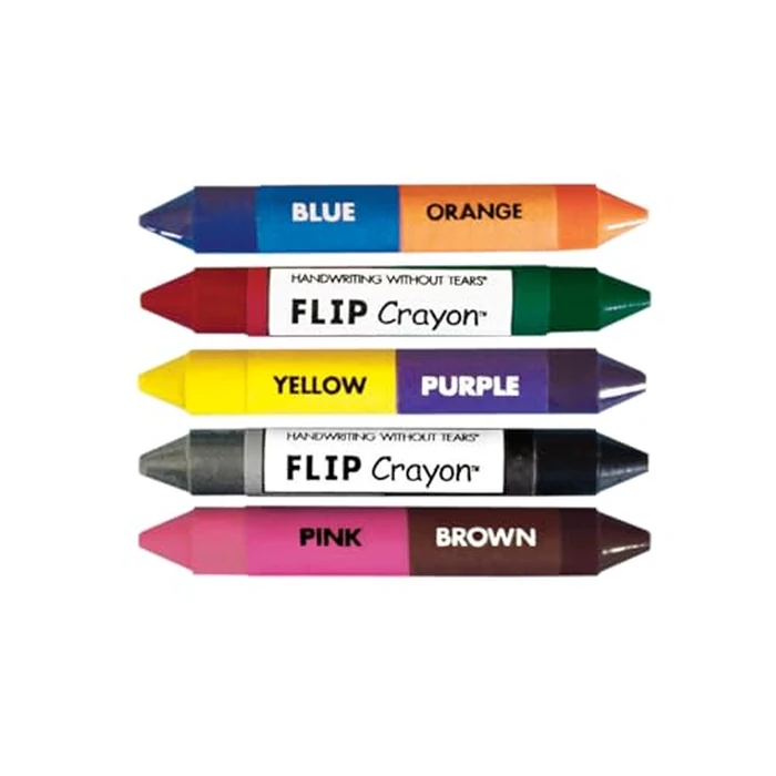 Learning Without Tears, FLIP Crayons, Sensory Gift Set, Handwriting Without Tears, Pre-School - K, Age 3+, Fine Motor Skills, Writing, Drawing, Coloring,School & Home by Learning Without Tears - Image 2