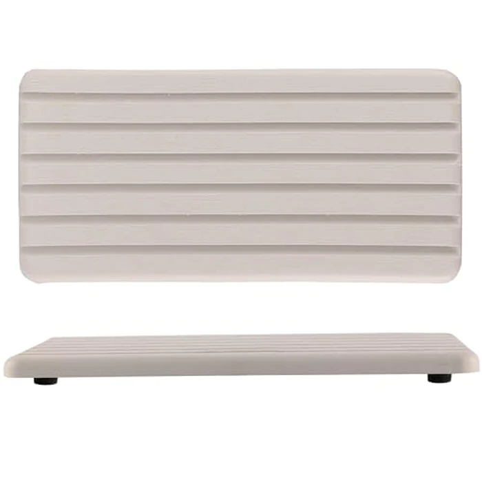 NiuYichee 2 PCS Water Absorbent diatomite Coasters, 8.3" x 4" Water Absorbing Stone Tray for Sink, Stone Drying mat for Kitchen Counter, Stone soap Tray Used for Hand Soaps & toiletries & Plants by NiuYichee - Image 1