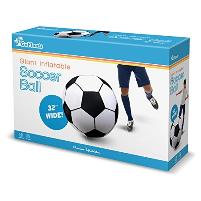 GoFloats Giant Inflatable Soccer Ball - Made From Premium Raft Grade Vinyl, Black & White 2.5 ft by GoFloats - Image 6