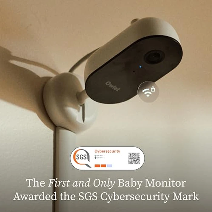 Owlet Dream Duo (Gen 3) Smart Baby Monitor All-in-One Bundle - 2K HD Video Baby Monitor with Alerts & Owlet Dream Sock Tracks Baby’s Oxygen, Heart Rate & Sleep | Health Insights via App | Mint by Owlet - Image 6