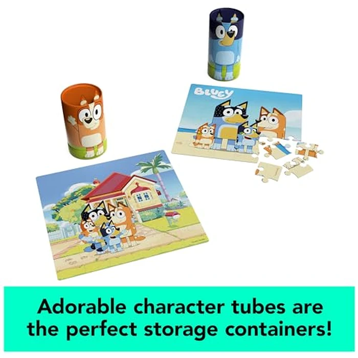 Spin Master Games, Bluey Puzzles 2-Pack, 36 Pieces, Kids Puzzles, Bluey Toys, Preschool Puzzles, for Ages 3 & Up by Bluey - Image 4