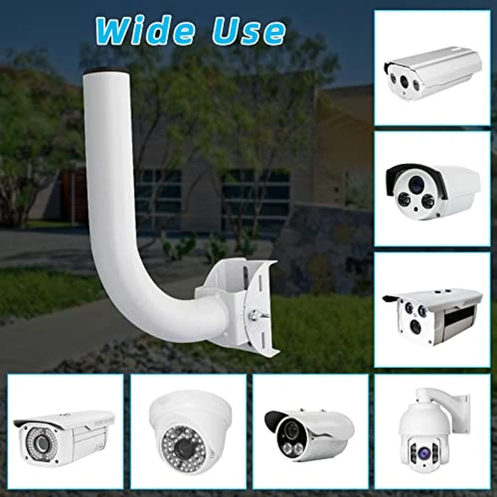 Universal Wireless Bridge Bracket Mount, J Pole Mount Accessory for Outside TV Antenna, Pole and Wall-Mounted Mount for Outdoor AP Access Point Client Bridge CPE(2 Pack) by Yiishuiil - Image 7