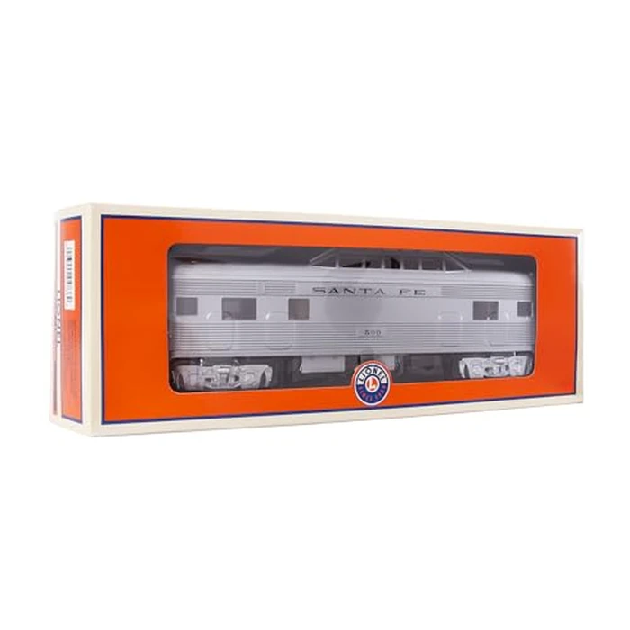 Lionel 684725 Santa Fe Add-On Vista Dome Car, O Gauge, Silver, Gray, Tan, black by Lionel - Image 4