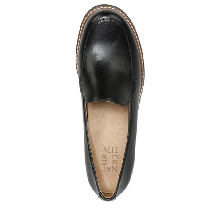 Naturalizer Women's, Cabaret Slip-On, Black Smooth, 10 Narrow by Naturalizer - Image 5