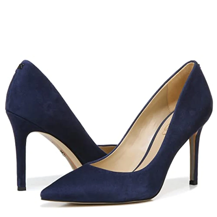 Sam Edelman Women's Hazel Pump, Baltic Navy, 6 by Sam Edelman - Image 2