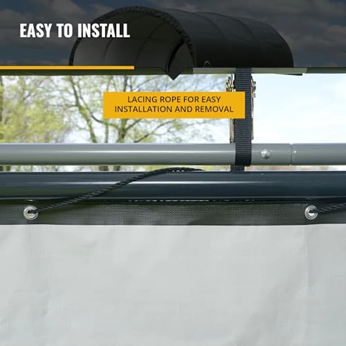 ShelterLogic 51483 10' X 10' Corral Shelter Enclosure Kit, Green by ShelterLogic - Image 5