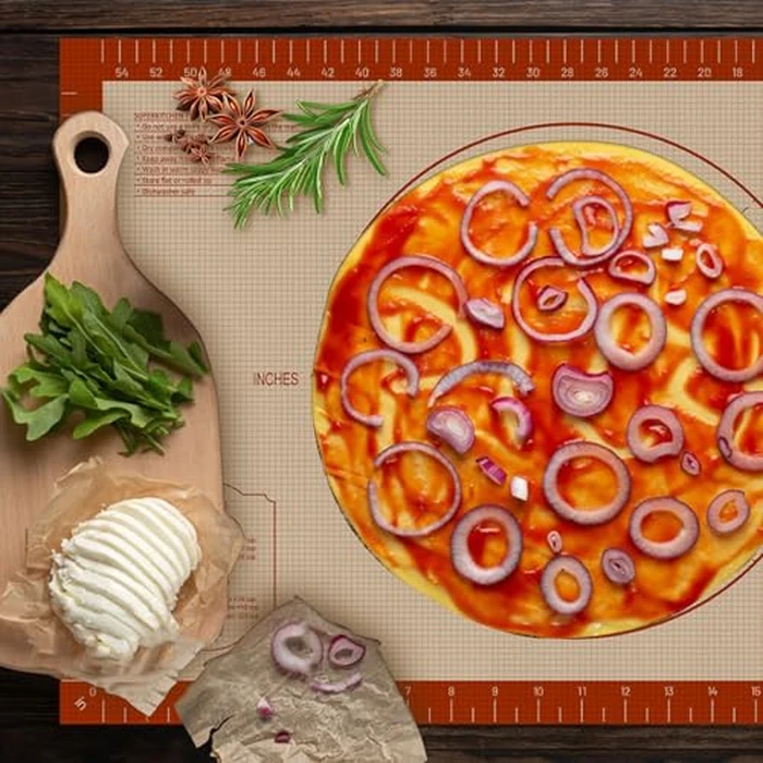 Silicone Baking Mat, 24" x 16" Baking Mat, Pastry Rolling Sourdough Baking Mat Supplies for Making Pizza, Pie, Cookies, Bread by Dwavele - Image 6