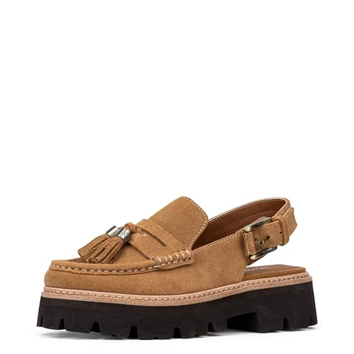 Donald Pliner Women’s Essex Slingback Loafers for Women - Comfortable Women’s Shoes with EVA Lug Sole, Slingback Shoes by Donald J Pliner - Used - Very Good condition