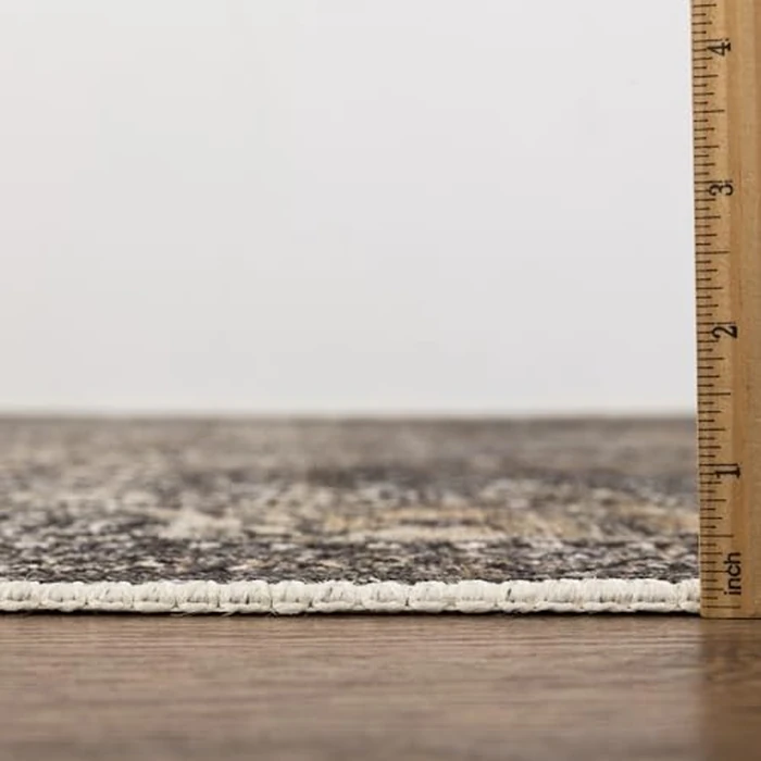 Keen Home Design 30"x144" Rug - Machine Washable Runner Rug with Non-Slip Backing, Ideal for Hallway, Entryway, Kitchen, Laundry Room - Vintage, Easy Clean, Durable, Low Pile - (2'6" x 12') by Keen Home Design - Image 3